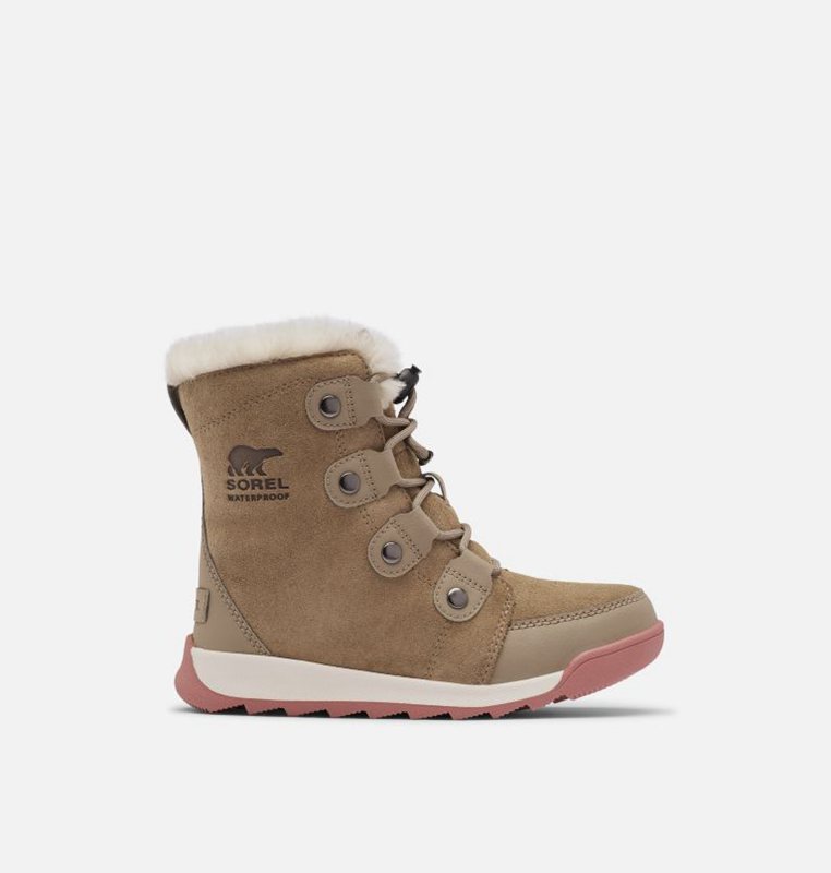 Kids Snow Boots Khaki - Sorel Childrens Whitney™ II Suede - 937152-TAE